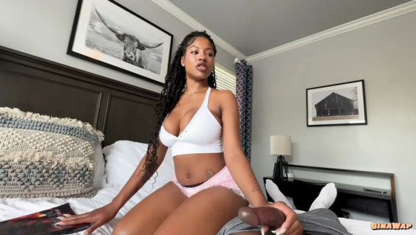 Gina Wap Big Tits Blowjob POV - Roommate's Girlfriend Sucks Hard Cock While Reading - veryfreeporn.com - Britain - Usa on poweredporn.com