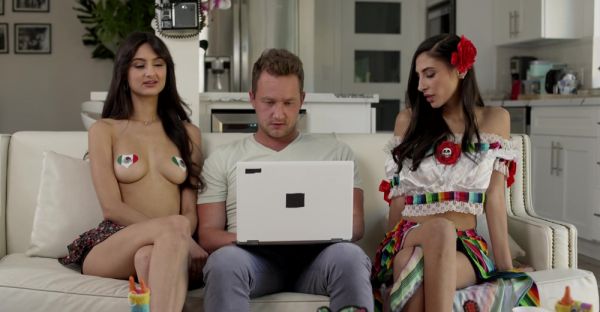 Van Wylde's big dick pleases three stunning babes in an HD threesome - alphaporno.com on poweredporn.com