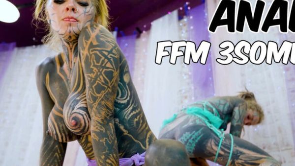 Heavily Tattooed Teens Fuck Hard: ATM, Gapes & Facial with Eric - xxxfiles.com - Britain on poweredporn.com