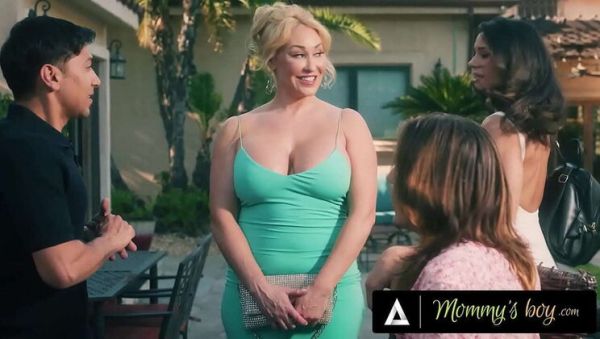 StepMom Penny Barber Caught Fucking Stepson With Friend - Big Tit MILF Joins Group Sex & Squirts - porntry.com on poweredporn.com