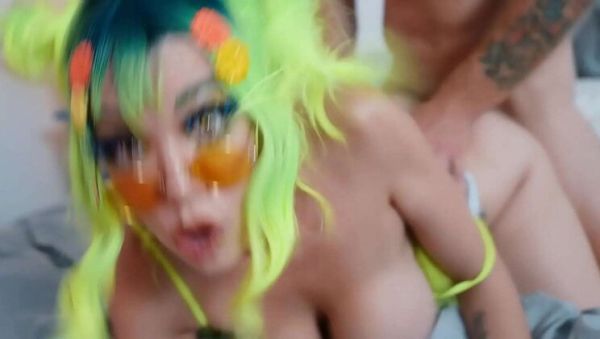 Little Puck Cosplay Deep Throat & Huge Tits Fuck - Doggystyle & Cowgirl with Big Cock - xxxfiles.com on poweredporn.com