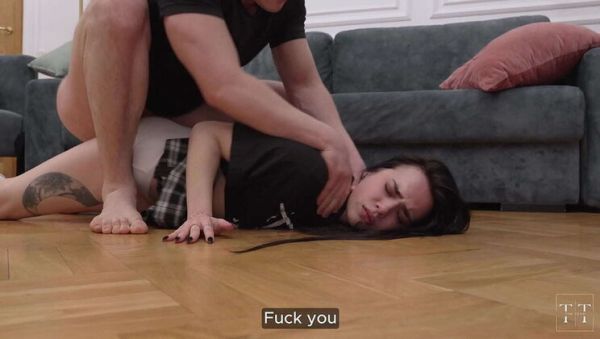 Severe Humiliation Punishment: Tim's Monster Cock Rough Fucks Slutty GF Alice on Floor - Creampie, Face Fucking & Spitting - 4K Amateur - xxxfiles.com on poweredporn.com