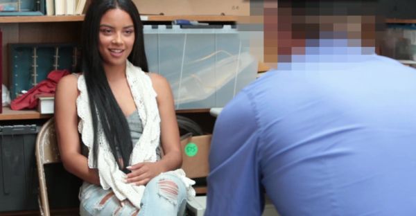 Amateur babes in a steamy interracial threesome, caught by the cop - alphaporno.com on poweredporn.com