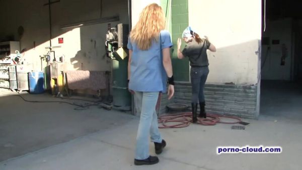 Lesbian Workers Daisy Layne & Ariel Stonem Nipple Play Outdoor - porntry.com - Britain on poweredporn.com