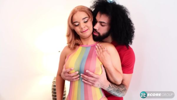 Busty Latina Teen 18+ Gets Her Hairy Pussy Fucked Deep And Hard With Crystal Chase And James Angel - upornia.com on poweredporn.com