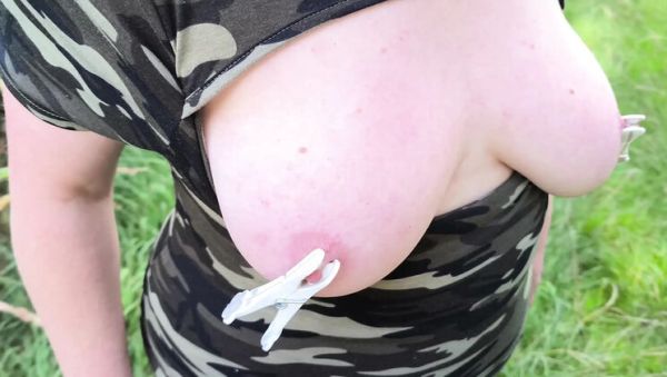 Bouncy Tits Hiking Adventure: Nipple Clamp Torture & Public BDSM - xxxfiles.com on poweredporn.com