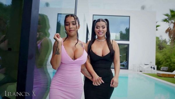 Outdoor Gangbang with 9 Guys & 2 Sluts - Anal, DP & Lingerie Fuck - veryfreeporn.com on poweredporn.com