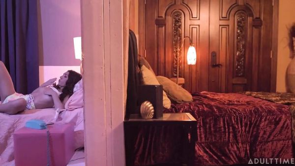 Shay Sights MILF Hears Stepdaughter Maya Woulfe Moaning - Joins Her For Wet Lesbian Sex & Pussy Eating - veryfreeporn.com - Britain on poweredporn.com