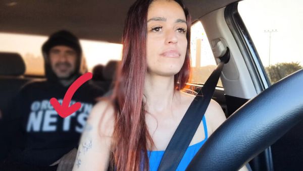 Married Brazilian Lady Catches Passenger Jerking Off in Her Car - Big Boobs Uber Driver Fucked Doggy Style - porntry.com - Brazil - Portugal on poweredporn.com