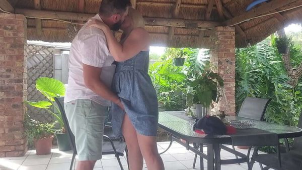 Amateur Blonde Wife Creampie Fucking on Patio While Husband at Work - xxxfiles.com on poweredporn.com