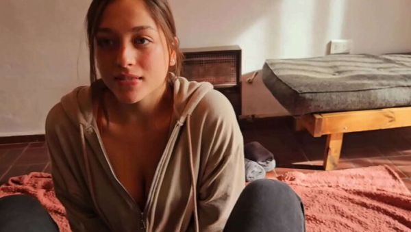 Step Sister Blowjob - Big Tit Latina Teen Gets Facial Cumshot - porntry.com on poweredporn.com