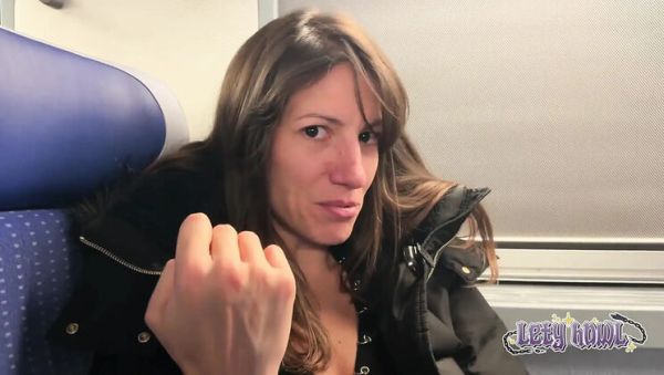 Lety Howl Paris Threesome: Amateur MILF Brunette Gets Double Blowjob & Facial - xxxfiles.com - France on poweredporn.com