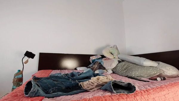 Hairy Brunette Wife Massages Her Juicy Pussy - Big Tits & Big Ass Amateur MILF - xxxfiles.com on poweredporn.com