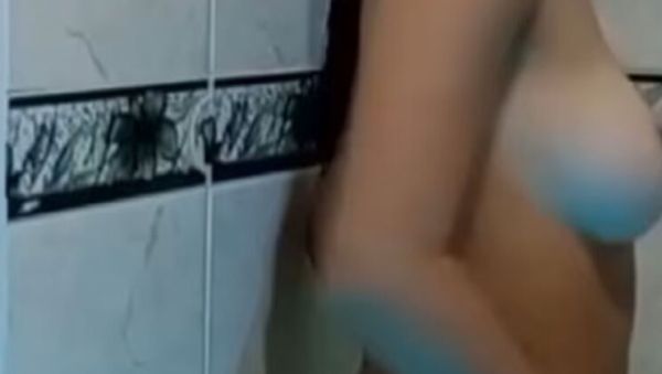 Stepmom's Bathroom Sex - Big Booty Amateur Babe with Natural Tits Fucked Hard - porntry.com on poweredporn.com