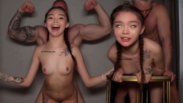 Asian Teen Slut Takes Big Cock Doggystyle - Rough Standing Sex & Cum In Mouth - veryfreeporn.com on poweredporn.com