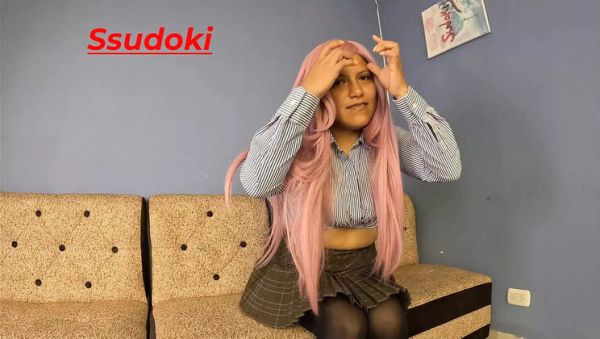 My Neighbor Cosplays My Favorite Character - Pink Hair Peruvian MILF with Big Ass Gets Creampie Fuck - xxxfiles.com - Peru on poweredporn.com