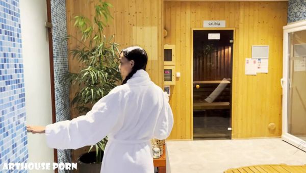 Skinny Indian Stepsister Oily Footjob in Public Sauna - Alex Goes & Violeta Grey - porntry.com - Spain - India on poweredporn.com