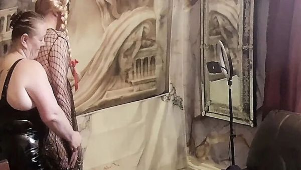 Part 2: Mature BBW Dominatrix Satana Humiliates Sissy Slave Andrew in Dungeon - Femdom BDSM - xxxfiles.com - Britain on poweredporn.com