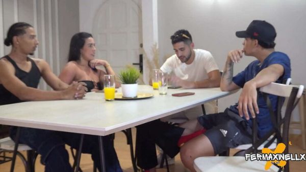 BBW Latina wife double penetrated by two men - cheating homemade cuckold sex - veryfreeporn.com on poweredporn.com