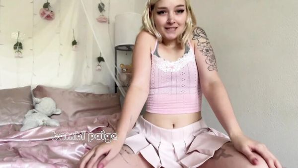 Bambi Paige Hot Blonde Teacher JOI Jerk Off Instructions After School POV - xxxfiles.com - Usa on poweredporn.com