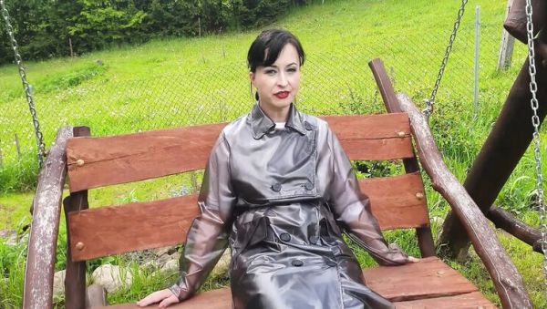 Wanilianna in Raincoat & Nylons - Open Nipple Bra Outdoor Fetish - veryfreeporn.com on poweredporn.com