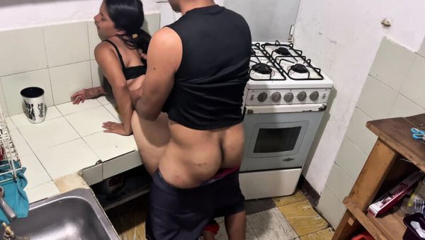 Hardcore Kitchen Fuck With Neighbor - Rough Sex & Moaning in Spanish - xxxfiles.com - Spain on poweredporn.com