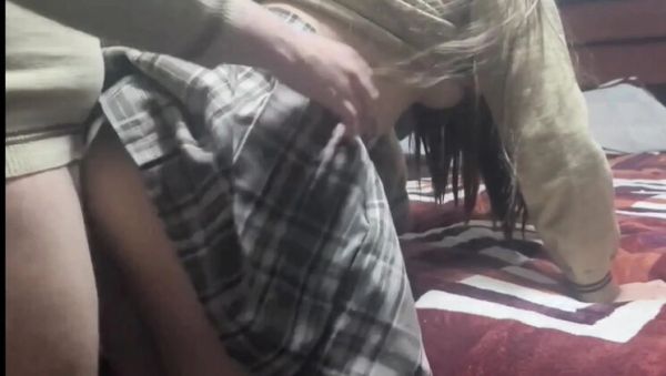 Astrid Cute Homemade Creampie - Sneaky Sex with Friend's Girlfriend in School Uniform - Don't Tell Him Part 2 - porntry.com - Mexico - Spain - India on poweredporn.com