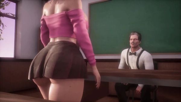 College Student Gives Professor a Hot Blowjob - 3D Hentai Exam Sex - veryfreeporn.com - Britain on poweredporn.com