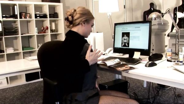 Blonde office secretary Alisha Laine fucks hard on desk - deep throat & cum in mouth - porntry.com on poweredporn.com