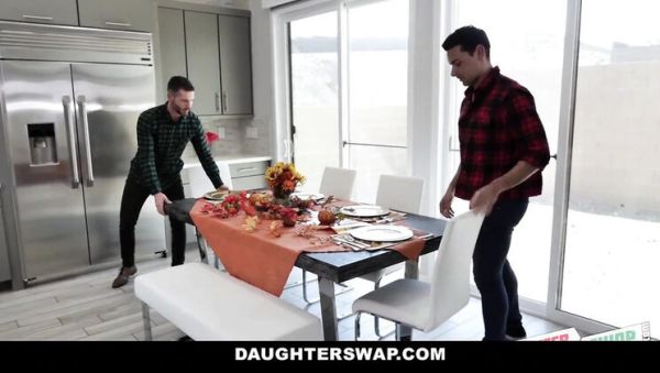 Teen Jasmine Grey Fucks Best Friend's Stepdad Under Table on Thanksgiving - xxxfiles.com - Britain - Turkey on poweredporn.com