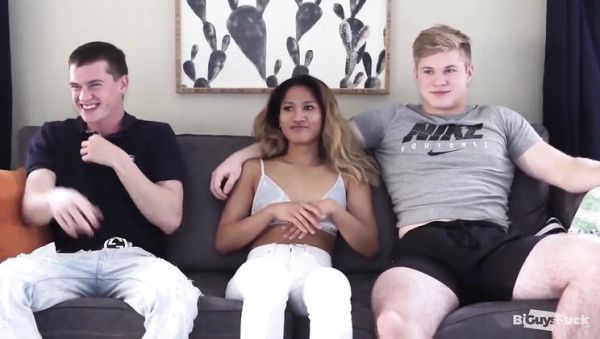 Blonde Teen and Asian Babe Get Split Open by Huge Cock Anal Fuck - veryfreeporn.com - Britain on poweredporn.com