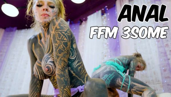 Heavily Tattooed Teens Fuck Hard - ATM & Gapes with Facial Cumshot - xxxfiles.com - Britain on poweredporn.com