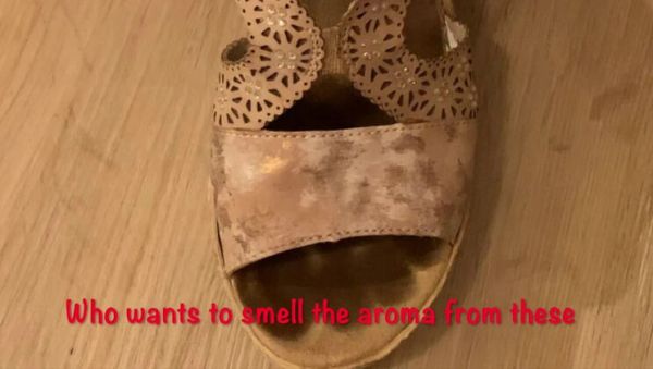 Stinky Shoe Foot Fetish with Mature British Granny in LBD & Heels - Big Natural Tits Amateur Homemade - porntry.com - Britain on poweredporn.com