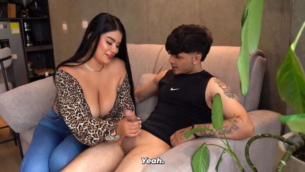 Big Tits Brunette Step Sister Catches Brother Sniffing Panties Then Fucks Him Hard - porntry.com - Usa - Spain - Colombia on poweredporn.com