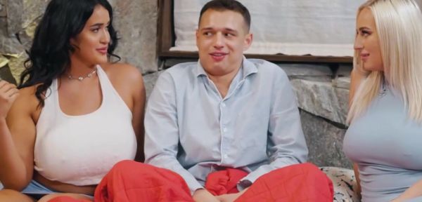 Stepson banging both big tits stepmoms - inxxx.com on poweredporn.com