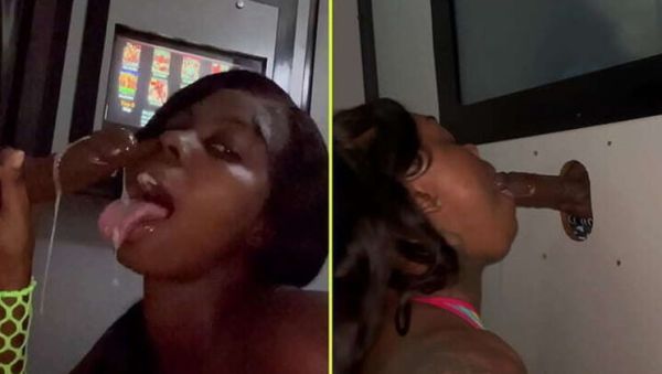 Gloryhole Blowjob With Strangers - Rob Piper, Beauty Dior & Mrs Feedme Sloppy Deep Throat Threesome - xxxfiles.com on poweredporn.com