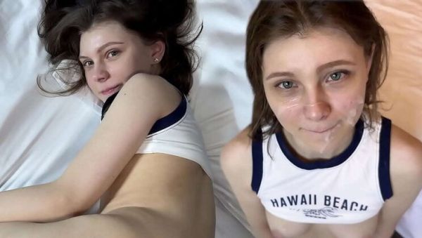 Amateur Teen Neighbor Gets Rough Doggystyle & Missionary - Petite Pussy Stretched by Big Cock - veryfreeporn.com on poweredporn.com