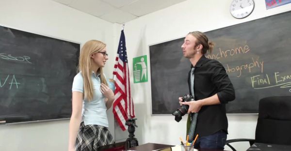 Hot for Teacher: Chad and Alexa's X-rated Classroom Lesson - alphaporno.com - Chad on poweredporn.com