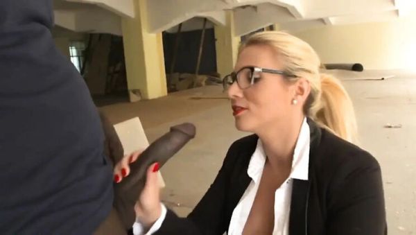 Tatjana Young Blonde Takes Big Black Cock Cum In Mouth - veryfreeporn.com on poweredporn.com