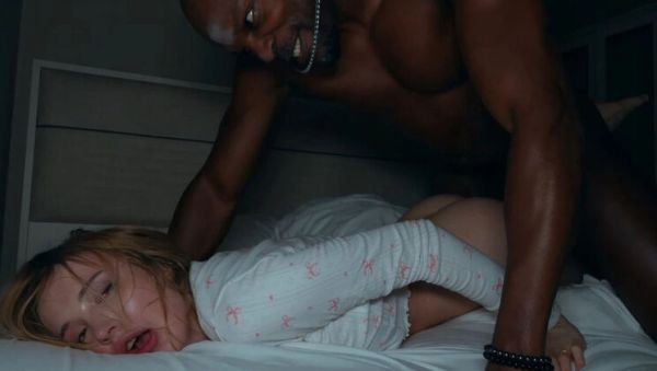 Polly Yangs Gets Her Tight Teen Pussy Fucked Hard by a Big Black Cock at Night - veryfreeporn.com - Britain on poweredporn.com