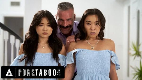 Hot Asian Stepsisters Lulu Chu & Kimmy Kimm Fuck Stepdad Lookalike - Hardcore Threesome - veryfreeporn.com on poweredporn.com
