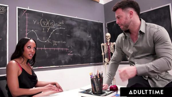 Teacher Seth Gamble Fucks Petite Student Madi Collins & Coworker August Skye Affair - veryfreeporn.com - Britain on poweredporn.com