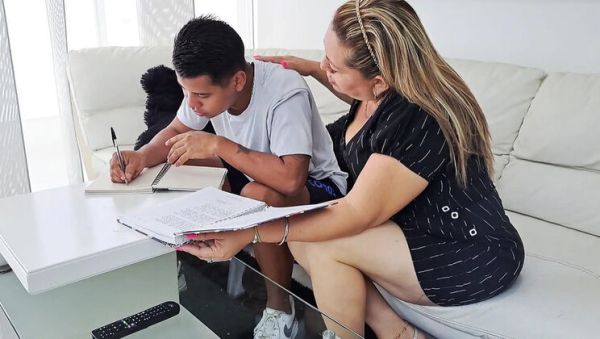 Stepmom Helps With Homework But His Big Dick Distracts Her - Hot Latina MILF Gets Fucked Rough - Part 2 - xxxfiles.com - Spain on poweredporn.com