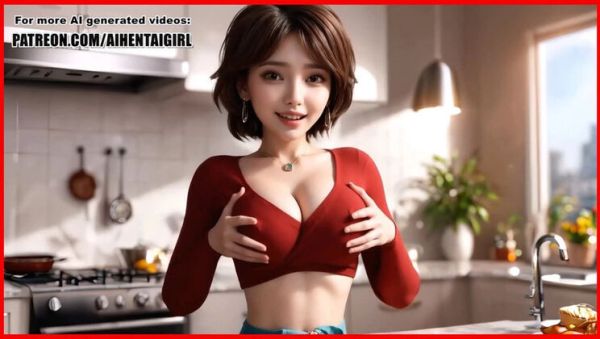 Big Tits Aunt Cass Cosplay Nipple Play Kitchen POV Sex 3D Hentai Uncensored - porntry.com - Spain - Japan on poweredporn.com