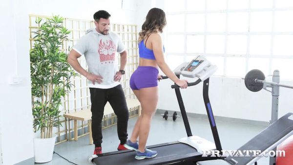 Briana Banderas Hot Latina Gym Sex - Big Ass Fitness Fuck & Cumshot - porntry.com - Usa - Spain on poweredporn.com