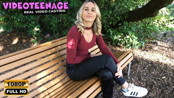 18 Year Old Blonde Teen Does French Casting - Fingering & Doggy Style with Big Ass - xxxfiles.com on poweredporn.com