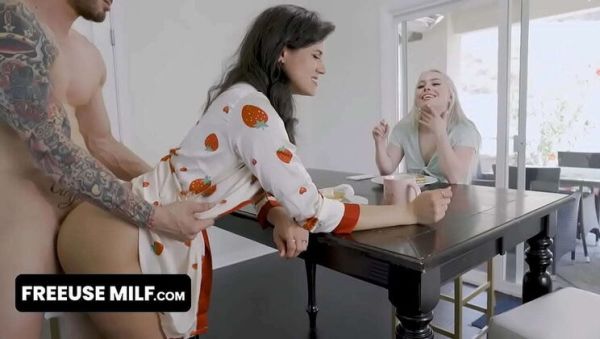 Freeuse MILF Haley Spades - Blonde StepAunty Threesome with Deep Throat & Creampie - veryfreeporn.com on poweredporn.com