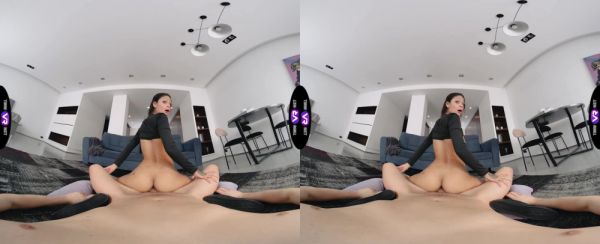 Skinny teen Breiny Zoe rides in vr with passion - alphaporno.com on poweredporn.com
