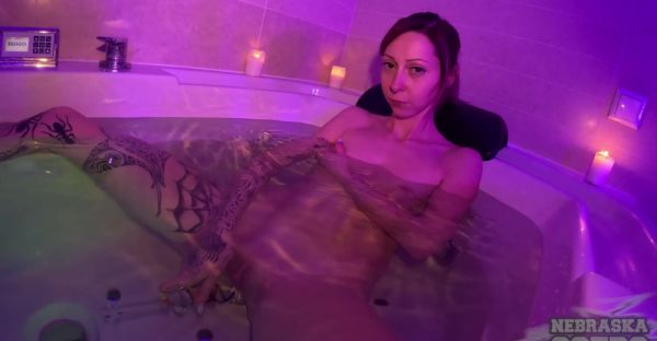 Skinny Bleikas play with t*** boobs and waterproof vibrators in the bathtub - alphaporno.com on poweredporn.com