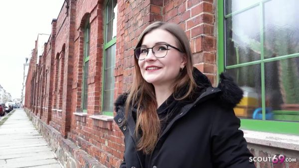 Tiny Emily - German Small Glasses Student 18+ Pick Up And Talk To Casting Fuck - videohdzog.com - Germany on poweredporn.com